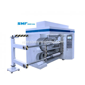 Duplex slitter rewinder machine